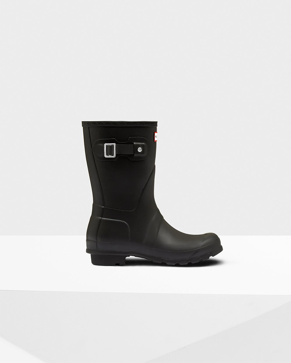 Womens Hunter Original - Short Rain Boots Black - 7134-QYRZT